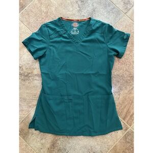 Women's Dickies Short Sleeve Scrub Top - XXS - Hunter Green